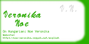 veronika noe business card